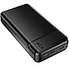 Внешний аккумулятор Power Bank Maxlife MX-20 2xUSB Type-C 20000 mAh Black (3_02477)