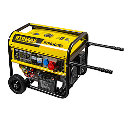 Генератор бензиновый RTRMAX RTR-6500-E3 6,9 кВА 3 фазы электростартер ETSG