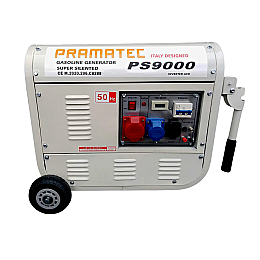 Генератор бензиновый PRAMATEC PS-9000 3,1 кВА 3 фазы ручной стартер ETSG