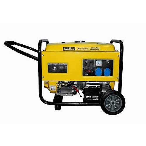 Генератор бензиновый Lion Power LNG-8000-E 6 квт 1 фазный