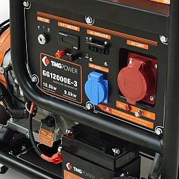 Бензиновый генератор TMG Power GG12000E-3 максимальная мощность 10 кВт