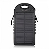 Power Bank Solar A50 + фонарь 12 LED с солнечной панелью 5000 mAh Черный (A50)