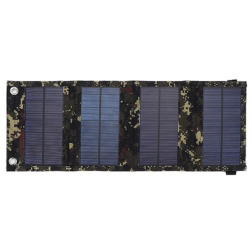 Солнечная панель Solar Power портативная зарядная станция складная с USB 5V - 10W камуфляж (SPH10)