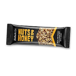 Протеїновий батончик з горіхами та медом Nuts Honey BioTechUSA 35 г (14084009)