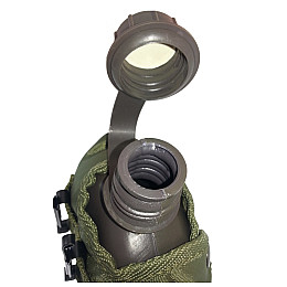 Фляга Mil-Tec Olive пластиковая в чехле олива