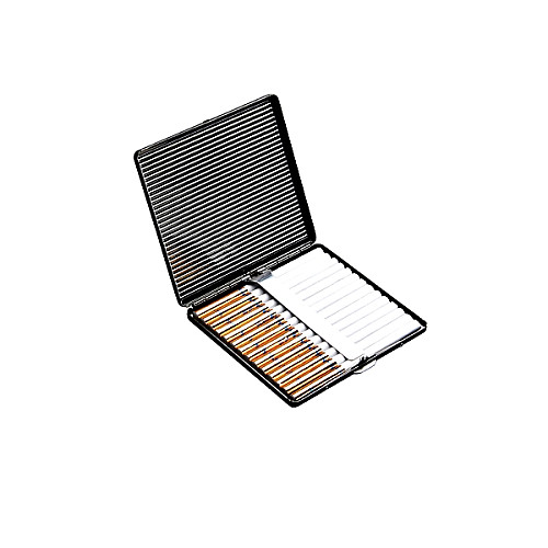 Портсигар на 10 сигарет CH Cigarette Case Slim Metal Черный (40519019BL)