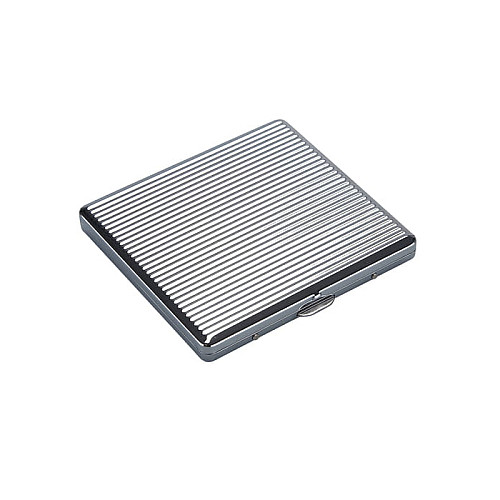 Портсигар на 10 сигарет CH Cigarette Case Slim Metal Серебристый (40519019SL)