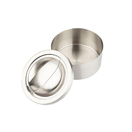 Настольная пепельница Champ Metal Round Ashtray 12см Серебристый (40519026)