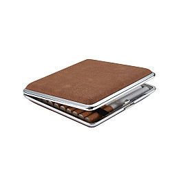 Портсигар на 20 сигарет Champ Cigarette Case Коричневый (40590167BR)