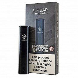 Багаторазова електронна сигарета POD система Elf Bar Mate500 Black