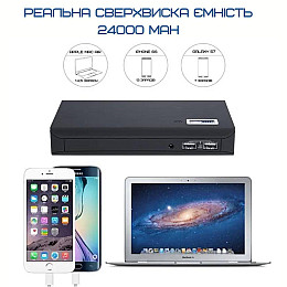 Портативна зарядна станція бездротова VHG 4в1 з Розеткою 220 V KR-881 (589)
