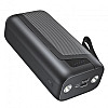 Повербанк з ліхтариком Xionel XP-30L 30000 mA УМБ Power Bank Чорний (10453-50370)