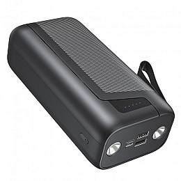 Повербанк с фонариком Xionel XP-30L 30000 mA УМБ Power Bank Черный (10453-50370)