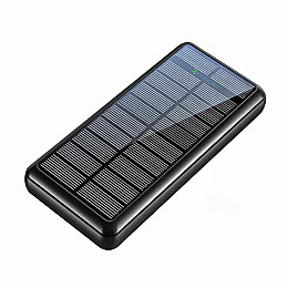 Повербанк с солнечной батареей Xionel YD-692S 20000 mA УМБ Power Bank Черный (10454-50371)