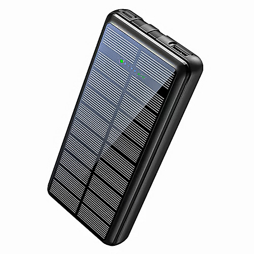 Повербанк з сонячною батареєю Xionel YD-692S 20000mA УМБ Power Bank Чорний (10454-55782)