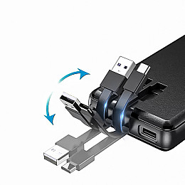 Повербанк с солнечной батареей Xionel YD-692S 20000mA УМБ Power Bank Черный (10454-55782)