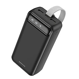 УМБ 30000mAh Power Bank BOROFONE BJ14B Чорний + ліхтарик