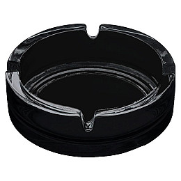 Набор пепельниц круглых Ashtray Black 107 мм 2 шт DP41626 Pasabahce