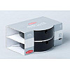 Набор пепельниц круглых Ashtray Black 107 мм 2 шт DP41626 Pasabahce