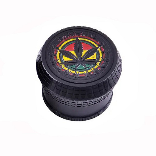 Гріндер для подрібнення тютюну ASHTRAY HL-203 Конопля 1шт Black (10867-hbr)