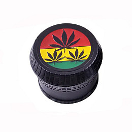Гріндер для подрібнення тютюну ASHTRAY HL-203 Конопля 3шт Black (10866-hbr)