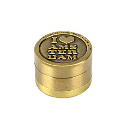 Гриндер для подрібнення тютюну ASHTRAY HL-246 I Сердечко Amsterdam Gold (10929-hbr)