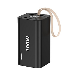 Павербанк для швидкої зарядки ноутбука та планшета Xinzhen Super Quick Charge G20 20000 mah 100W чорний