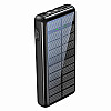 Повербанк з сонячною батареєю Xionel YD-692S УМБ Power Bank 20000 mAh Чорний (10454-55458)