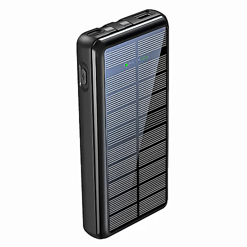 Повербанк з сонячною батареєю Xionel YD-692S УМБ Power Bank 20000 mAh Чорний (10454-55458)