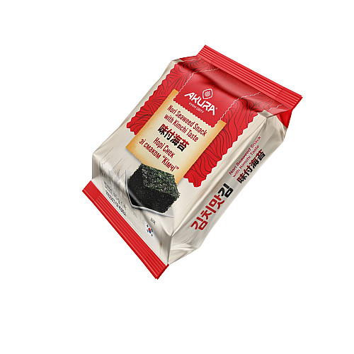 Нори снек со вкусом кимчи тм "AKURA" 4,5 г