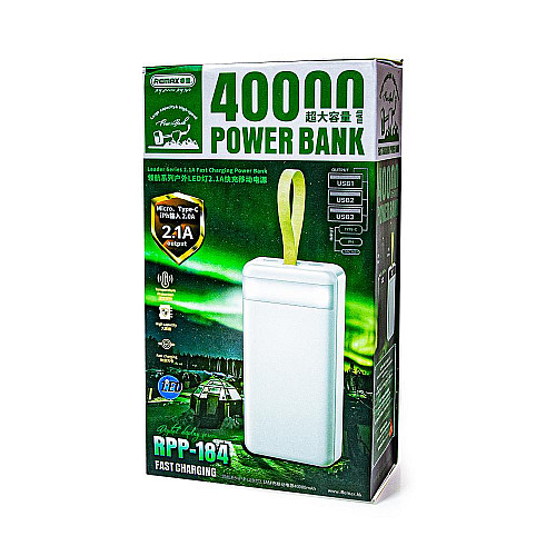 Повер банк Remax Power Bank 40000 mAh Білий (2057094893)