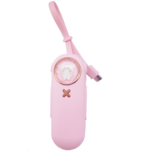Детский УМБ Power Bank 5000mAh повербанк Котик Pink (11237-hbr)