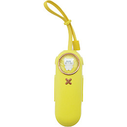 Дитячий УМБ Power Bank 5000mAh повербанк Котик Жовтий (11236-hbr)