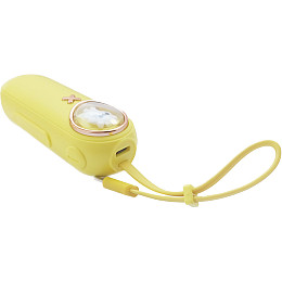 Дитячий УМБ Power Bank 5000mAh повербанк Котик Жовтий (11236-hbr)