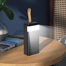 УМБ 30000mAh Power Bank BOROFONE Coolmy BJ18A с лампой Black