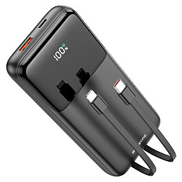 УМБ 20000mAh Power Bank BOROFONE BJ22A PD20W з кабелями Black