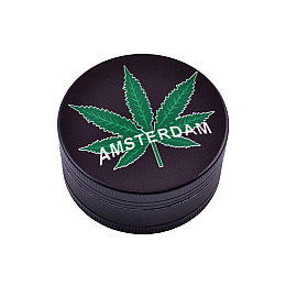 Гриндер для измельчения табака ASHTRAY HL-050 Black Amsterdam (do328-hbr)