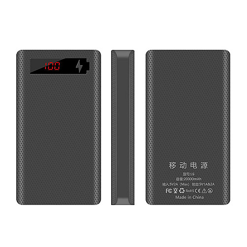 Корпус УМБ з дисплеєм для 6 акумуляторів 18650 - 100126 Tuya