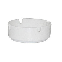 Пепельниця фарфоровая 10 см Stenson MC3237 White