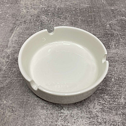 Пепельниця фарфоровая 10 см Stenson MC3237 White