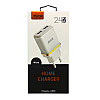 Сетевое зарядное устройство для Aspor A828 Eco 2USB/2.4A + кабель USB – Micro- белый