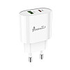 Сетевий зарядний пристрій Avantis A865PD QC3.0 (20W PD) - білий