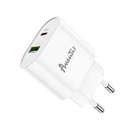 Сетевий зарядний пристрій Avantis A865PD QC3.0 (20W PD) - білий