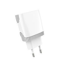 Сетеве зарядне пристрій Aspor A813 (3USB/3.4A) + USB кабель Lightning - білий