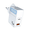 Сетевое зарядное устройство Aspor A839 45W PD QC (UCB C+A)- белый