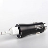 Автомобильное зарядное устройство для Aspor A918 Metal LED (2USB/3.4A) + кабель USB – Type-C- черный