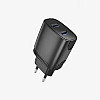 Сетевое зарядное устройство Aspor A811 (2USB/2.4A)- черный