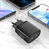 Сетевое зарядное устройство Aspor A811 (2USB/2.4A)- черный