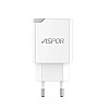 Сетевое зарядное устройство Aspor A827 IQ (USB/2.4A)- белый
