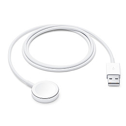 Бездротовий зарядний пристрій Apple Watch Magnetic Fast Charger USB (MKLG2CH/A1570) - білий
